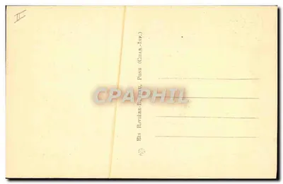 Ginole-les-Bains — Vale do Aude — Banhos e Fontes Prosper e Rosita — Ed. Ronso, Quillan — Verso