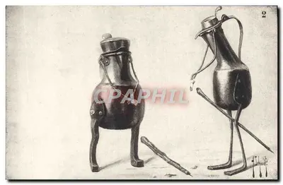 Duas garrafas antropomórficas — desenho — editor desconhecido, n° 9