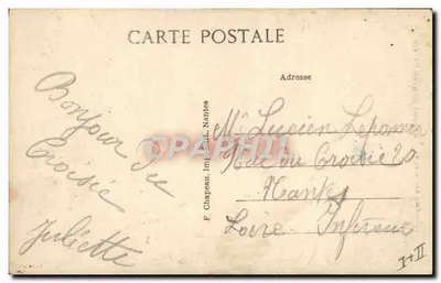 Aan De Rand Van Het Oceaan — De Vrachtwagenbadster — F. Chapeau, Nantes, n°228 — Achterkant