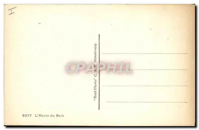 Bain — Godzina kąpieli — C.A.P. Strasbourg — Rewers