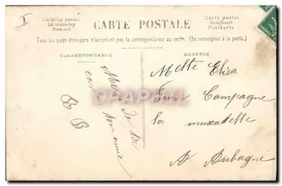 Mały Czerwony Kaptur — scena bajkowa — wydawca nieznany, n°3 — Rewers