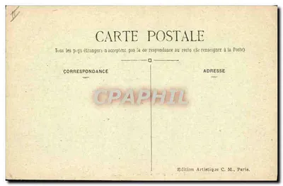 Paris - Jardim das Plantas - A grande Volière — C. M. — Verso