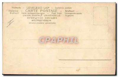 Danseurs caricaturés — scène de danse animée — éditeur P. n° 4219 — Verso