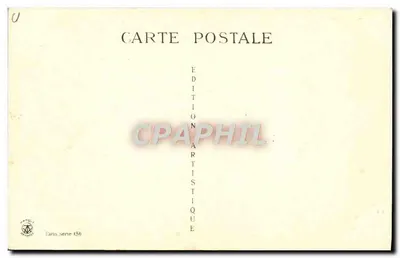 Mulher elegante em traje da época — S. Rontpod, Paris — Edição Artística, Paris, série 156 — Verso