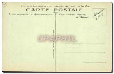 Ossuário e farol de Douaumont — obra de Azema e Hardy — Fototipia A. Humbolt, Nancy — Verso