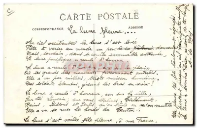 Prisonniers Allemands au travail en Angleterre — Croquis de Guerre 1914 — n°26 — Verso