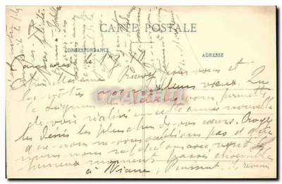 Kobieta z Arles nosząca koszyk — L'Ariège Pittoresque, Typ Bethmalsaise — Funré i Synowie, St-Girons (Ariège) n°18 — Rewers