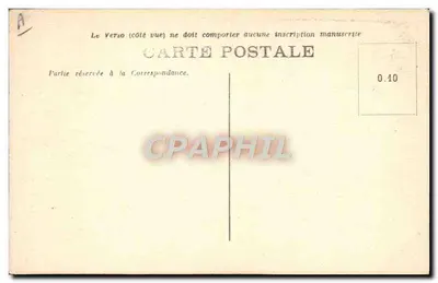 Massatoise (Ariège) — jovem mulher em traje tradicional — Foto L. Fauré, St-Girons — Verso