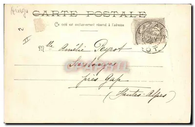 Bethmalais (Haute-Ariège) — dois jovens em traje local — Parré fot. - Gols — Verso