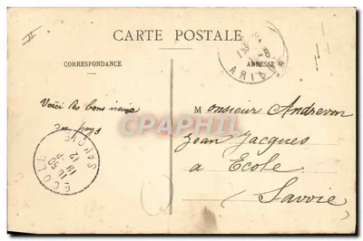 L'Ariège - Starsi ludzie - Typy Bethmalais - Ślub złoty — L'aurel i synowie, St-Sulpice d'Ariège, n°12 — Rewers