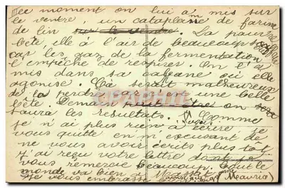 Stare stroje pyreńskie — Taniec w Massat (Ariège) — Fototypia Labouché Frères Toulouse — Rewers