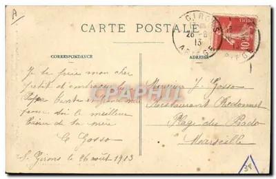 Mujer bethmalaise llevando un cesto — L'Ariège pittoresque, tipo de Bethmalaise cerca de Castillonn y la Estación termal de Pontaut-d'Ayer-les-Eaux-Minérales — FÉNIX — Reverso