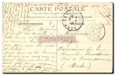 Bethmalaise che torna dalle vacche — Ariege — Imp. A. RIVES, editore — Verso