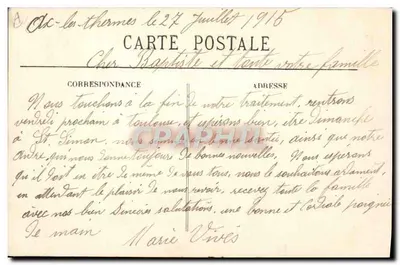La Bethmalaise — Piękna Ariège — J.-P. Fauré, fotograf i wydawca, St-Girons (Ariège) — Rewers