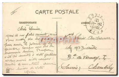 Młoda kobieta z Bethmale — Pyrenees Ariégeoises — Phototypies Labouchère, Toulouse, n°167 — Rewers