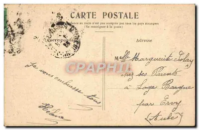 Versailles. — Le bassin de Neptune, grandes eaux. — Verso