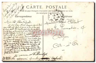 Paris — Prefeitura do 1º Arrondissement e a Igreja de Saint-Germain-l'Auxerrois — Collections ND Phot — Verso