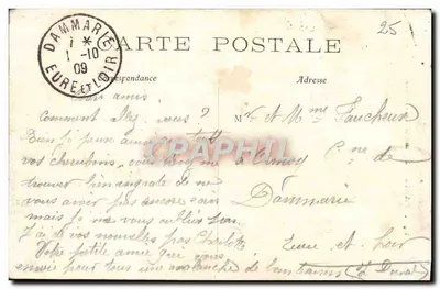 París — Iglesia de Notre-Dame — Tarjeta postal moderna n°237 — Reverso