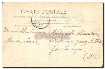 Igreja de São Agostinho — Paris — Coleção Petit Journal — Verso