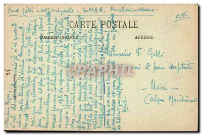 Fontainebleau — A Floresta — Gorges d'Apremont — N. G. — Verso