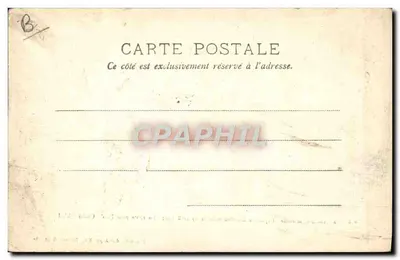 La Grande-Chartreuse — Expulsie van de Chartreux op 29 april 1903 — Papeterie des Alpes Eug. Robert, Grenoble — Achterkant