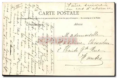 A Escola Prática de Garçons de Comércio e Indústria — Nantes — Artaud-Nozais, n°151 — Verso