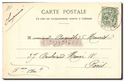 Vichy - Fonte Dubois - Lanchonete - Edição Giletta, Nice, n°8420 — Verso