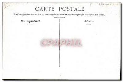 Vichy — Estabelecimento Termal, Sala das Banheiras, Piscina — M. J. Staer, Paris — Verso