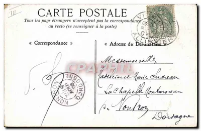 Vichy - Źródło Szpitalne — Pain Fougeron, Paryż & Vichy — wydawca nieznany — Rewers