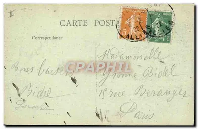 Vichy (Allier) — Sorgente Lucas — editore sconosciuto, n° 47 — Verso