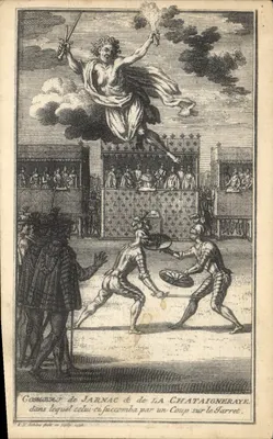 Combate de Jarnac e de La Chataigneraie — gravura de J. N. Schley — n° 138