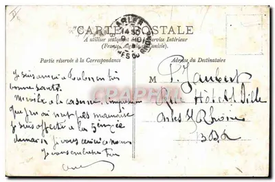 Marte: Espada de baioneta — L. Makerni — E.R. Depositado Paris — Verso