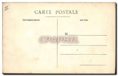 Navio a vapor no mar — Carta postal sem texto impresso — Editor desconhecido, número de série não visível — Verso