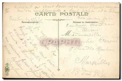 Navio a vapor — Na tempestade — L.V. & Cie, n° 3569 — Verso