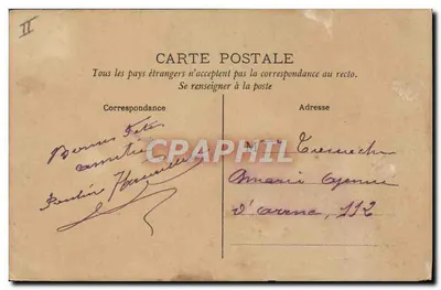 Marie — dekoracyjna karta pocztowa — Circe, nr 4385 — Rewers