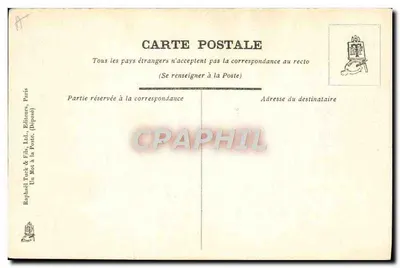 Jeanne — Karta pocztowa artystyczna — Raphael Tuck & Fils, Paryż — Rewers