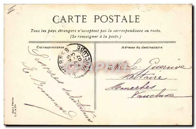 Lyon, O Parque ; os lamassos — Agua-Photo L.Y. & Cie, n°22 — Verso