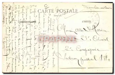 Schlacht bei Fontenelle — 8. Juli 1915 — Gefangenenkonvoi in den Vosges — C. Gouy, Verlag, Sud-Dio — Rückseite