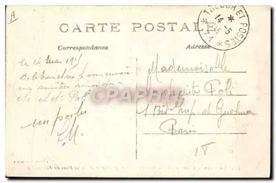 Prisioneiros Alemães nas Ruas de SOISSONS — Phot-Express, n°57 — Verso