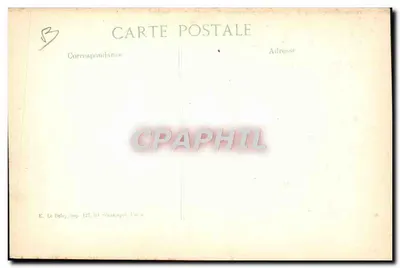 Prisioneiros alemães capturados nas proximidades de Noyon, direcionados para Compiègne — E. Le Deley, imp. 127, bd Saint-Angel, Paris — Verso