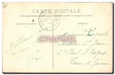 Bethmalaise — Typ Bethmalaise — Fouré i synowie, wydawcy (Ariège) — Rewers