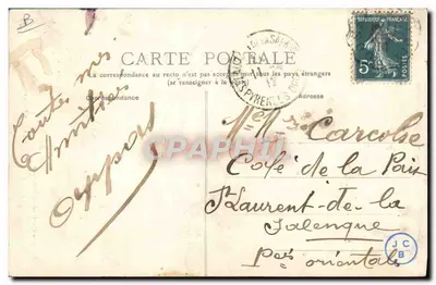 Bathmalaise - Fileuse — Françoise Téré, édit. St-Girons, n°27 — Verso