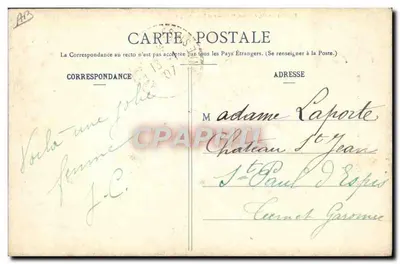 Bethmalaise — Tipo di Bethmalaise, vicino a Castillon — Frantz e figli, editori, St-Girons e Foix (Ariège) — Verso