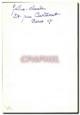 Retrato de homem sorridente — Estúdio Roger Carlet, 16 avenue de l'Opéra — Verso