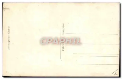 Charlie Chaplin — retrato em traje de Charlot — Cinémagazine Edição Francesa n°125 — Verso