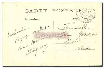 Paris — La Tour St-Jacques — C.M. n°18 — Verso