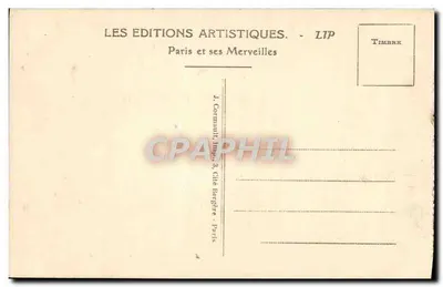 Paris — A Bolsa — A Bolsa — LIP — Verso