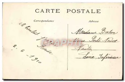 Paryż — Madeleine — C.M. — Rewers