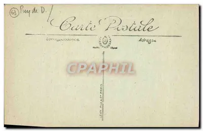 Okręg Mont-Dore — Ruiny zamku Murols — Front — Wydawca LL, nr 109 — Rewers