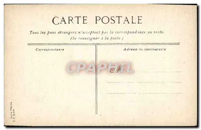 Palácio de Versalhes — Salão dos Relógios — editor A.C.A. Photo C°, n°37 — Verso